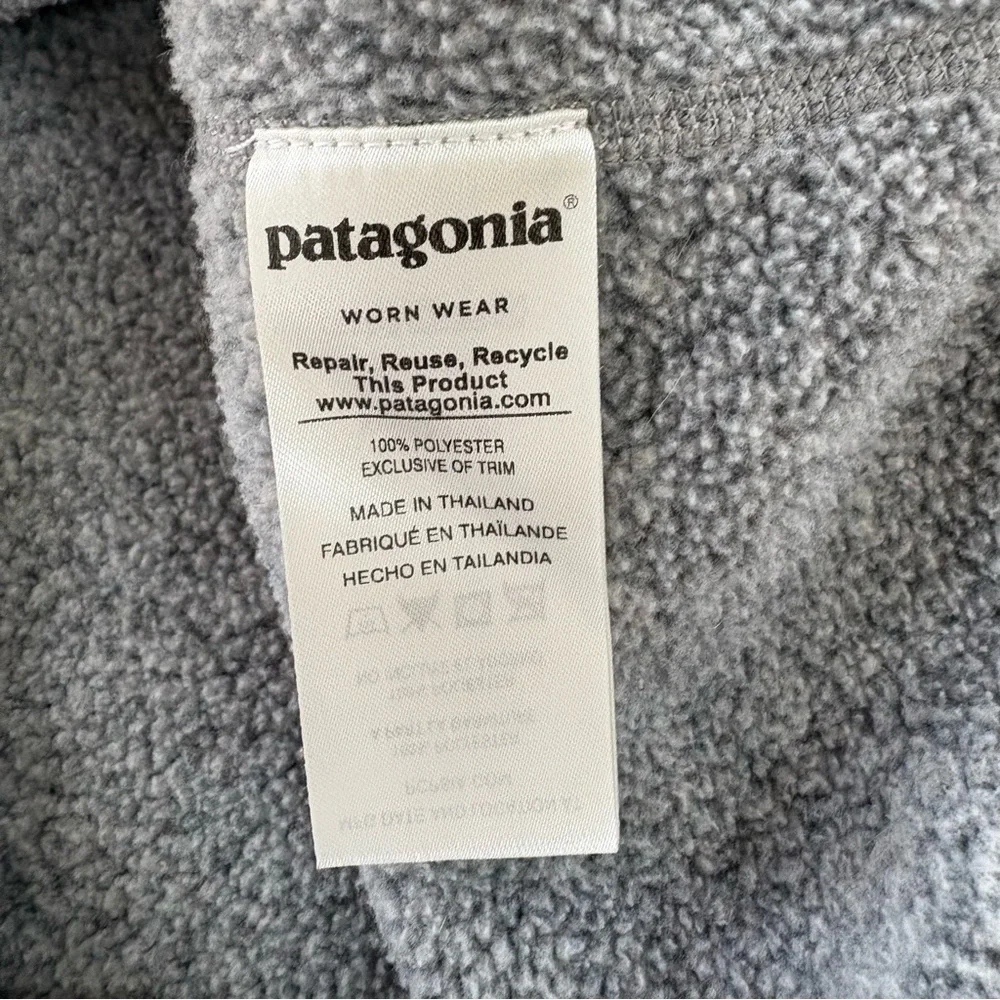 Patagonia Men’s Size Medium Better Sweater 1/4 Pullover 100% Polyester